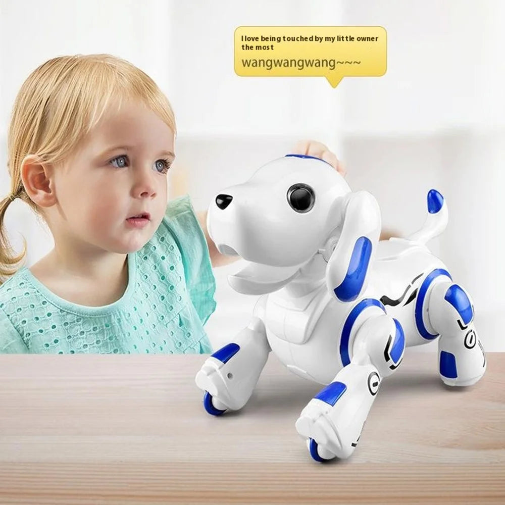 Intelligent Remote Control Robot Dog Rechargeable Interactive Pet Toy Programmable Walking Dancing Dog - 2