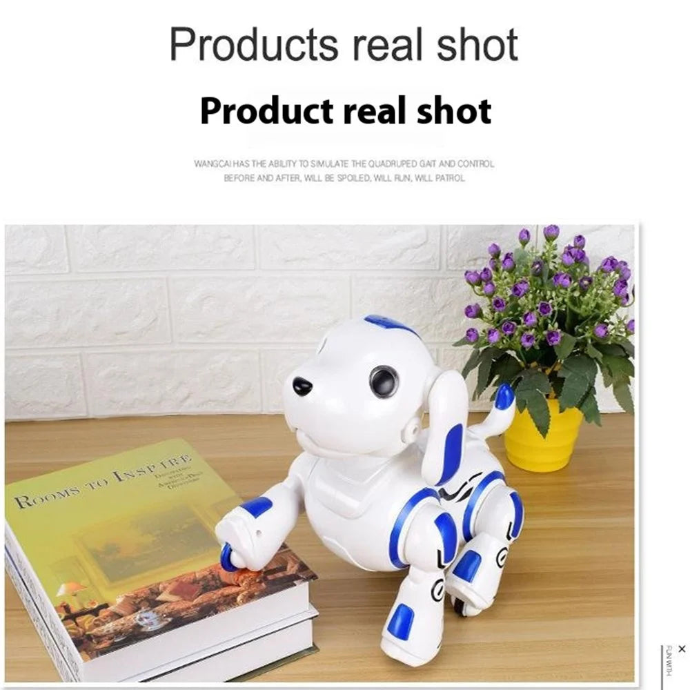 Intelligent Remote Control Robot Dog Rechargeable Interactive Pet Toy Programmable Walking Dancing Dog - 3
