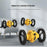 Stunt RC Car Remote Control 360 Degree Rotation Light Music Rechargeable Bounce Vehicle Kids Toy - Yellow - 2