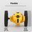 Stunt RC Car Remote Control 360 Degree Rotation Light Music Rechargeable Bounce Vehicle Kids Toy - Yellow - 4