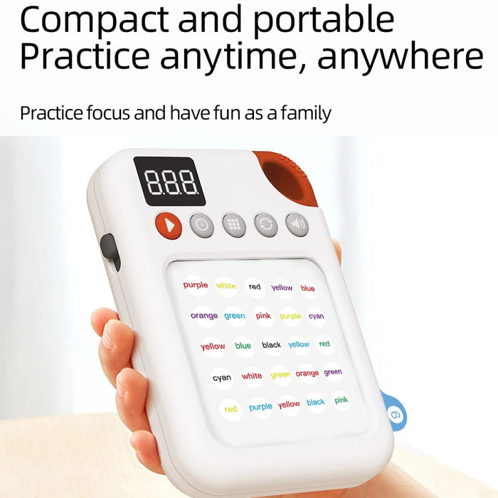 X300 Smart Schulte Concentration Training Machine with 80 Cards for Children Sensory Educational Toy - 4
