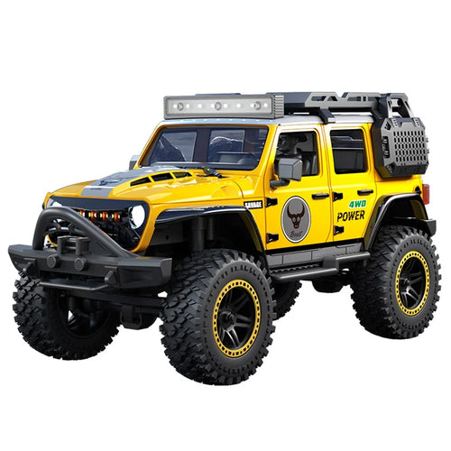 ZLL SG206MAX Brushless Motor 1:20 RC Climbing Car 4WD High Speed Vehicle with LED Light, Dual Battery - Yellow - 1