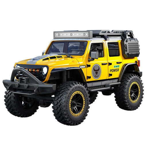 ZLL SG206MAX Brushless Motor 1:20 RC Climbing Car 4WD High Speed Vehicle with LED Light, Dual Battery - Yellow - 1
