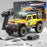 ZLL SG206MAX Brushless Motor 1:20 RC Climbing Car 4WD High Speed Vehicle with LED Light, Dual Battery - Yellow - 6