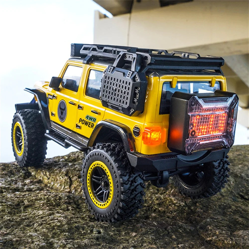 ZLL SG206MAX Brushless Motor 1:20 RC Climbing Car 4WD High Speed Vehicle with LED Light, Single Battery - Yellow - 5