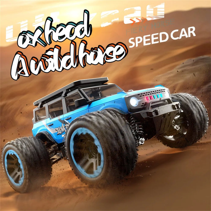 ZLL SG201MAX Brushless Motor 1 / 20 Scale RC Car 4WD High Speed Off Road Racing Vehicle, Single Battery - Blue - 3