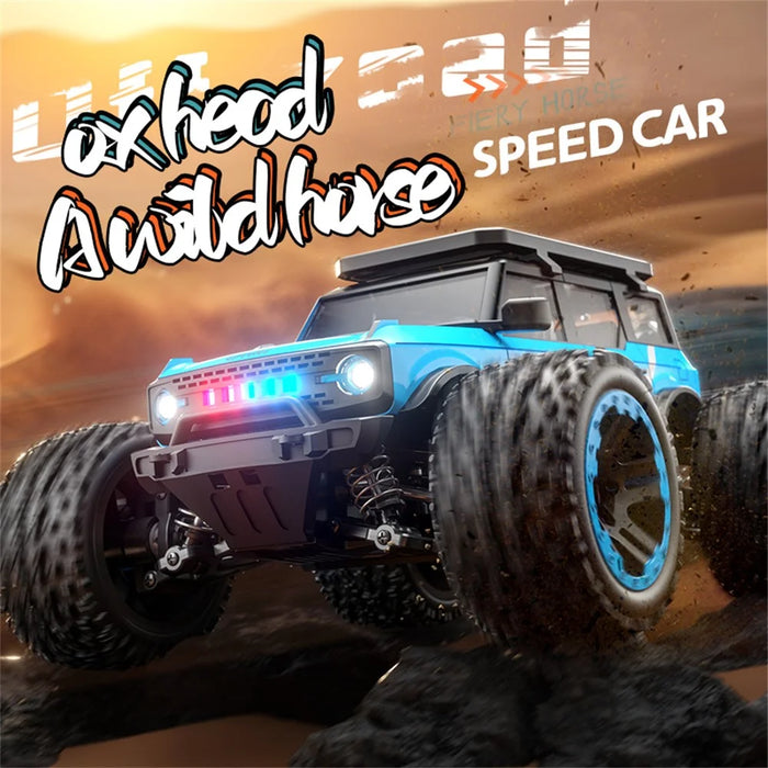 ZLL SG201MAX Brushless Motor 1 / 20 Scale RC Car 4WD High Speed Off Road Racing Vehicle, Dual Battery - Blue - 2