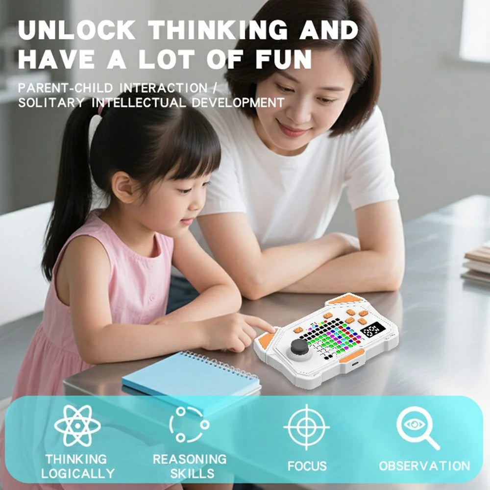 S400 7 in 1 Multifunction Smart Logic Game Educational Toy for Kids Code Breaking Reasoning Skills Development - 6