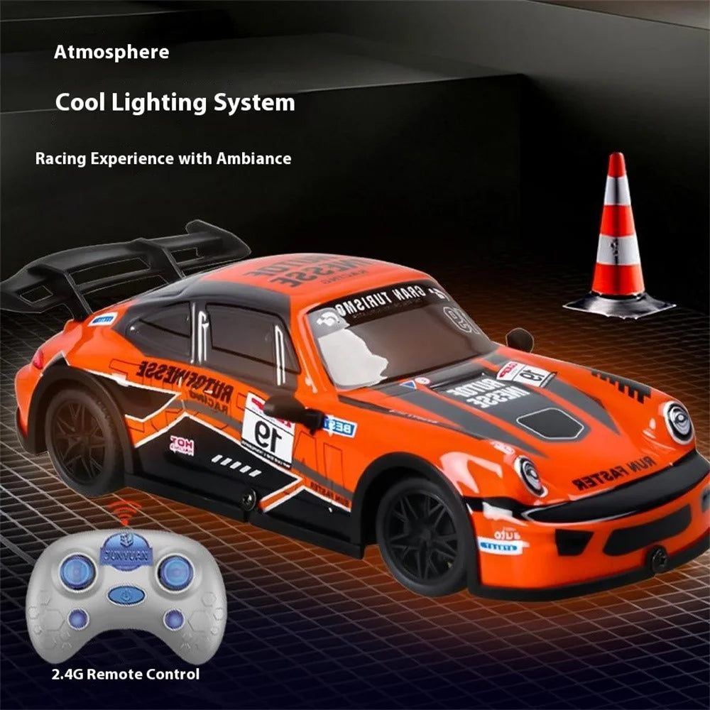QX064-069 2.4G RC Car APP Controlled Drift Racing Vehicle Toy Model with Light / Sound Effects - QX064 - 4