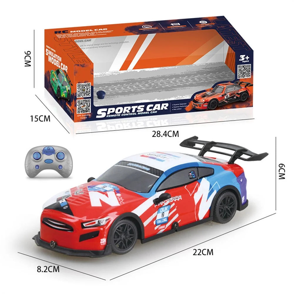 QX064-069 2.4G RC Car APP Controlled Drift Racing Vehicle Toy Model with Light / Sound Effects - QX064 - 6