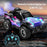 2.4G RC Pickup Truck Dual Spray Lights Sound Effects High Speed Off-Road Climbing Vehicle Toy Model - 9166-8 (3) - 3