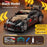 9166-12 2.4G RC Drift Car with Spray Effect High Speed Racing Vehicle Toy with Lights / Sound Effects - Black - 2