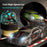 9166-12 2.4G RC Drift Car with Spray Effect High Speed Racing Vehicle Toy with Lights / Sound Effects - Black - 3