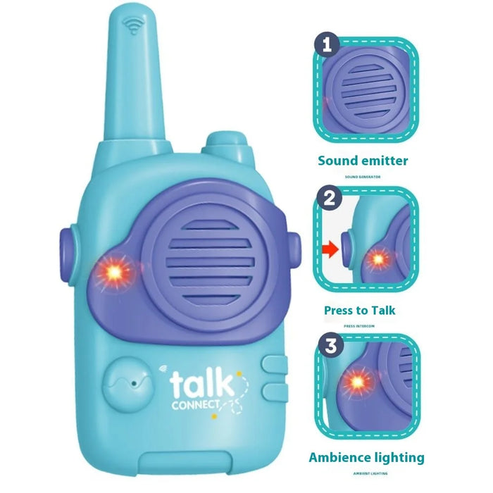 JYF1130 1Pair Wireless Walkie Talkies for Kids Long Range Outdoor Parent-Child Interactive Educational Toy - 2