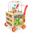 Educational Learning Four Sides Maze Bead Toy Gift for Toddlers Wooden Baby Push Walker - 1