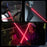 2Pcs Lightsaber Extendable Light-Up Toy Sword RGB Color Telescopic Light Bars with Sound Effect - 2