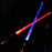 2Pcs Lightsaber Extendable Light-Up Toy Sword RGB Color Telescopic Light Bars with Sound Effect - 3