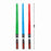 2Pcs Lightsaber Extendable Light-Up Toy Sword RGB Color Telescopic Light Bars with Sound Effect - 6
