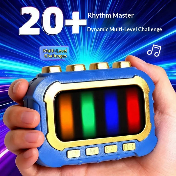 CM136 Fingertip Rhythm Game Focus Training Toy Palm Heartbeat Stress Relief Console Gift - Blue - 3