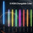 1Pc Light Up Toy Laser Sword 2 in 1 RGB Illuminating Blade 15 Color Metal Handle Luminous Sword Toy - Black Circular Pattern - 2