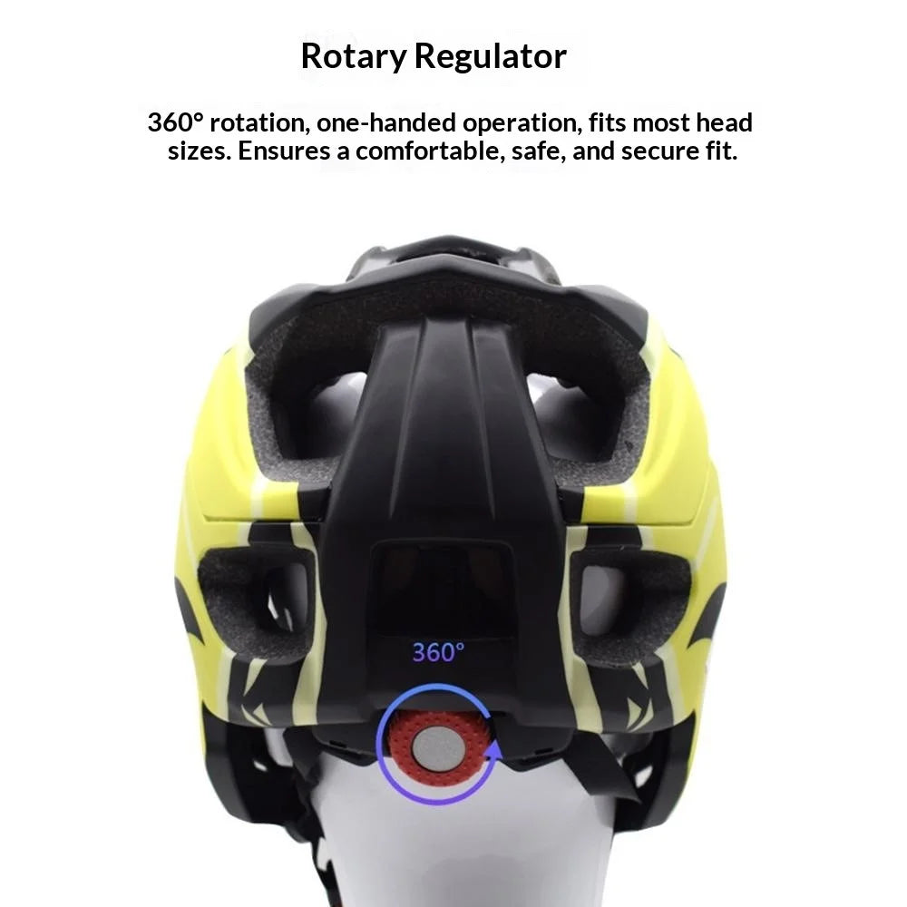 Breathable Kids Outdoor Riding Helmet Shock Absorbing Children Safety Hat for Cycling Skateboarding - Black+Yellow - 5