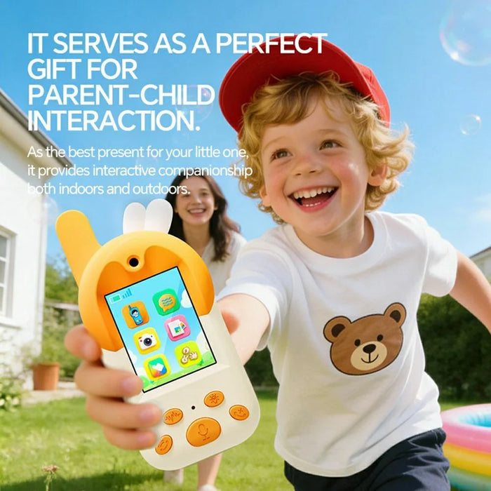 D100 Children's Video Walkie-Talkie Interactive Parent-Child Toy Camera Voice Communication Long Range - Blue  /  Pink - 5