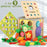 MWDH-021 9 in 1 Multifunctional Wooden Educational Toy for Kids Carrot Pulling Insect Catching Activity Cube - 4