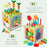 MWDH-021 9 in 1 Multifunctional Wooden Educational Toy for Kids Carrot Pulling Insect Catching Activity Cube - 5