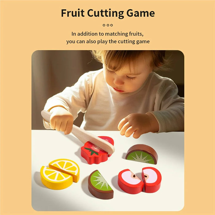 MWDH-2502 Educational Wooden Toy Shape Color Match Fishing Puzzle Learning Toy for Kids - 3
