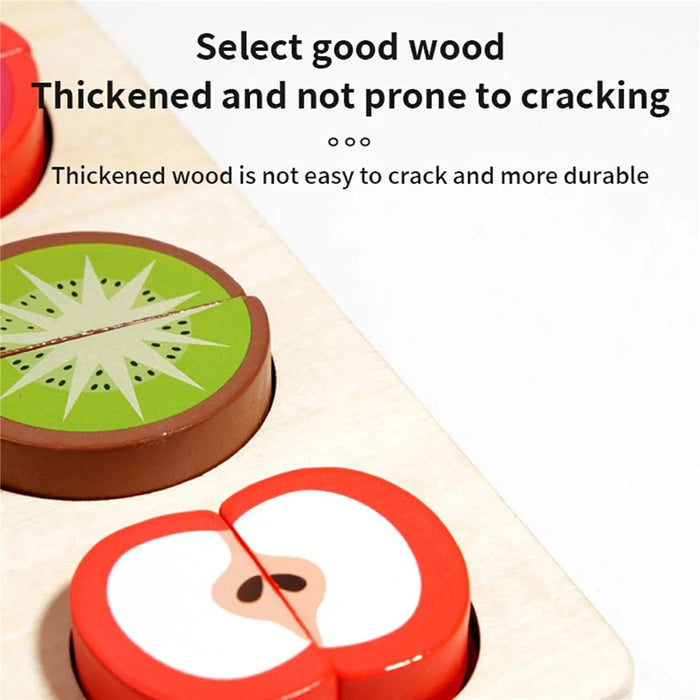 MWDH-2502 Educational Wooden Toy Shape Color Match Fishing Puzzle Learning Toy for Kids - 7