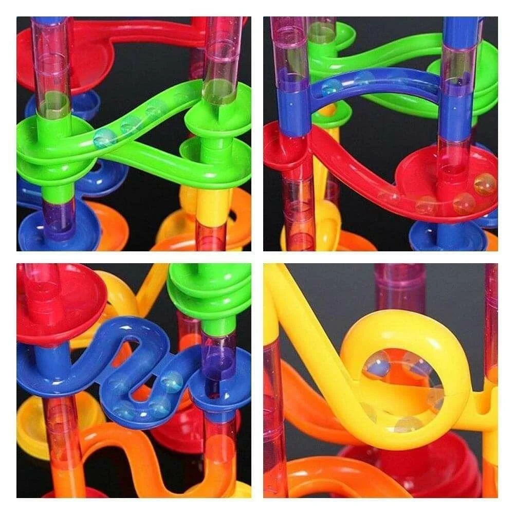 678-7 105Pcs Marble Run Building Set STEM Educational Toy 3D Puzzle Track Construction Kit for Children - 6