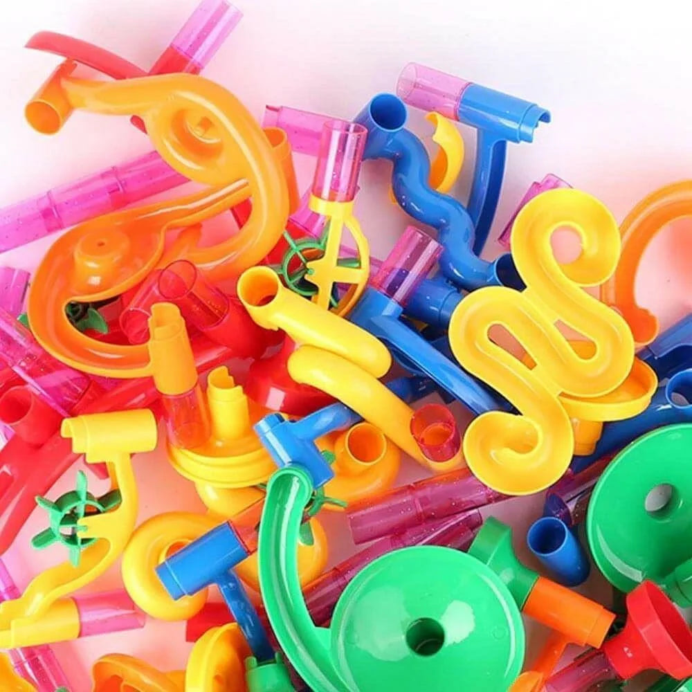 678-7 105Pcs Marble Run Building Set STEM Educational Toy 3D Puzzle Track Construction Kit for Children - 7