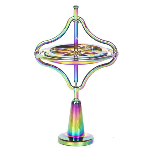 Zinc Alloy Mechanical Gyroscope Stress Relief Toy Metal Decompression Desktop Spinner - 1