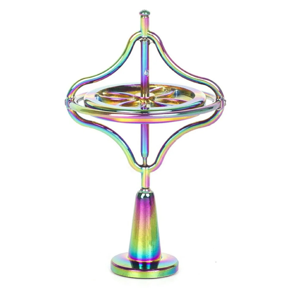 Zinc Alloy Mechanical Gyroscope Stress Relief Toy Metal Decompression Desktop Spinner - 1