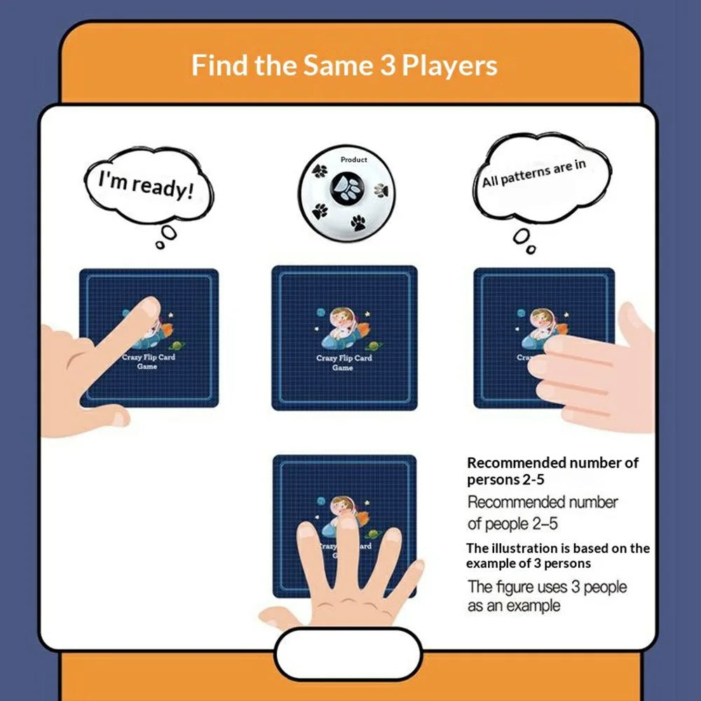 Children Memory Matching Crazy Cards Toys Animal Traffic Cognition Early Educational Table Game - Multi-color - 4