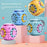 117M Rotate Slide Magic Bean Puzzle Cube Gyro Spinner Toy Fingertips Rotation Games Gift for Kid - Blue - 2