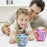 117M Rotate Slide Magic Bean Puzzle Cube Gyro Spinner Toy Fingertips Rotation Games Gift for Kid - Blue - 6