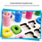 3 in 1 Wooden Alphabet Number Matching Puzzle Board with Rainbow Counting Rings Early Learning Toy - Multi-color - 4