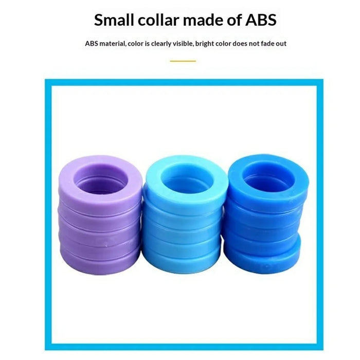 3 in 1 Wooden Alphabet Number Matching Puzzle Board with Rainbow Counting Rings Early Learning Toy - Multi-color - 6