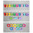 3 in 1 Wooden Alphabet Number Matching Puzzle Board with Rainbow Counting Rings Early Learning Toy - Multi-color - 7