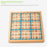 Nine Square Grid Wooden Sudoku Game Kids Digits Inference Logic Games Desktop Puzzle Toy with Storage Drawer - Blue - 2