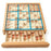 Nine Square Grid Wooden Sudoku Game Kids Digits Inference Logic Games Desktop Puzzle Toy with Storage Drawer - Blue - 3