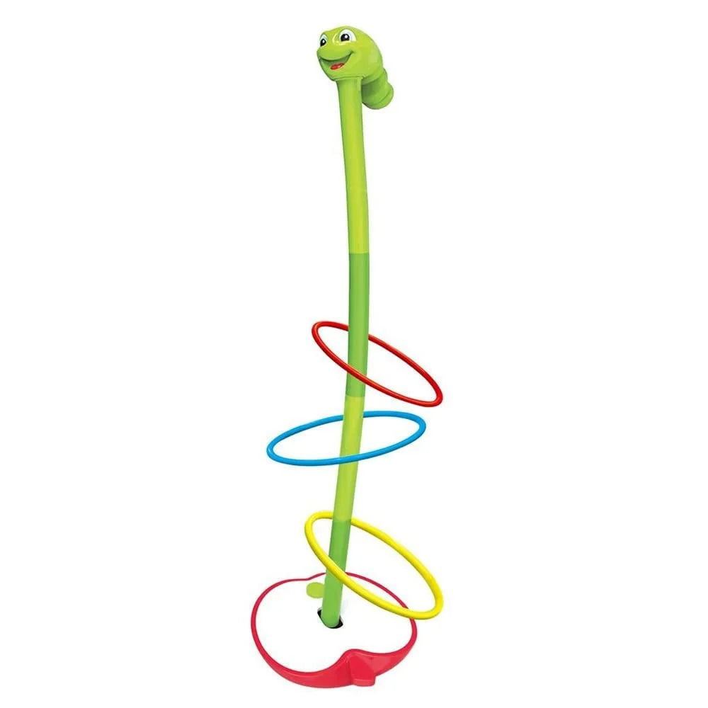 Bug Electric Ring Toss with Music Sway Insect Ring Toss Toy Interactive Balance Game Gift for Kids - Green - 1