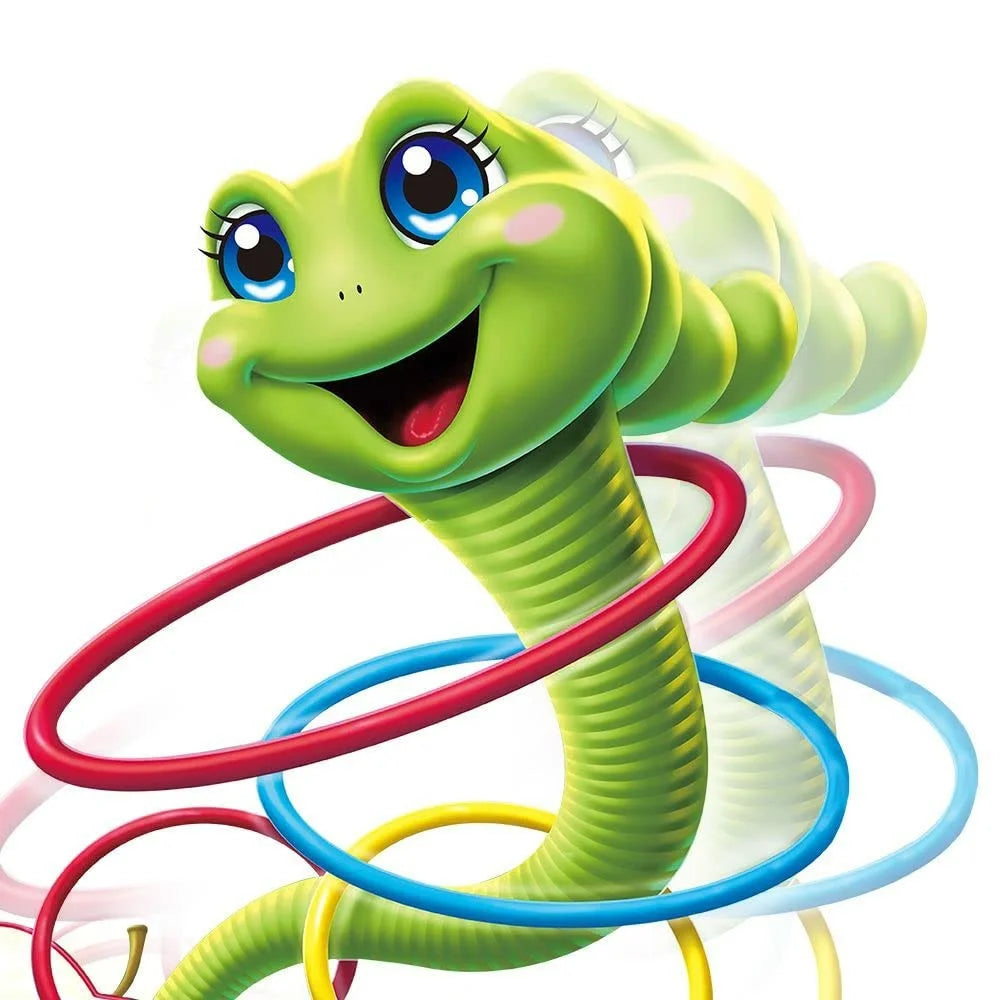Bug Electric Ring Toss with Music Sway Insect Ring Toss Toy Interactive Balance Game Gift for Kids - Green - 5