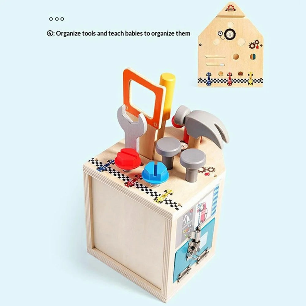 MWDH=2404 Children Pretend Play Screw Nut Tool House Toy Educational Learning Development Toy Gift for Kids - 2