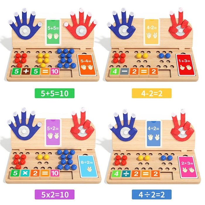 MWDH-2518 Children Clip Beads Math Finger Counting Kids Early Educational Toy - Multi-color - 2