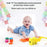 BWQ-027 65Pcs Wooden String Beads Toy Animal Fruit Vegetable Learning Threading Kids Educational Toy - Multi-color - 5