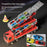 207cm Kids Deformation Ejection Truck Toy with 8 Metal Cars, Foldable Track Transforming Carrier Truck - Red - 5