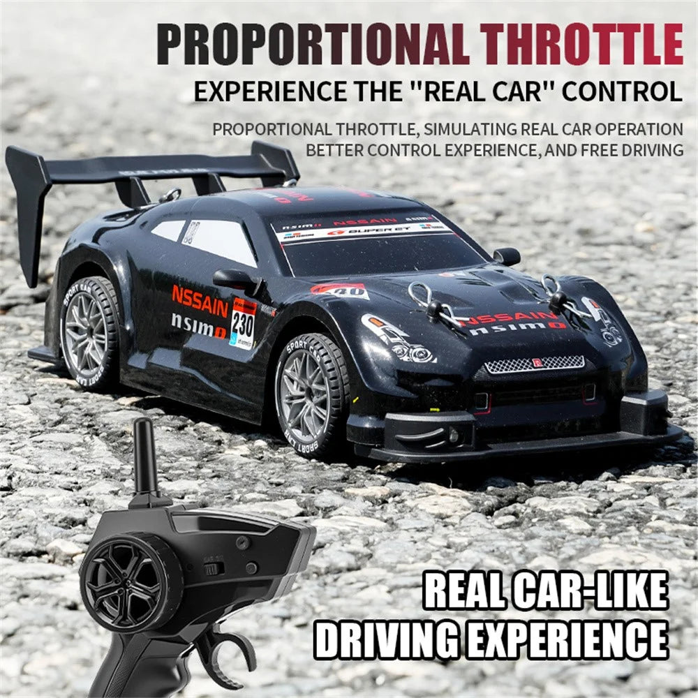 8821 1:24 4WD Drift Racing Car High Speed RC Car 2.4GHz Remote Control Vehicle for Kids Adults - Red - 7