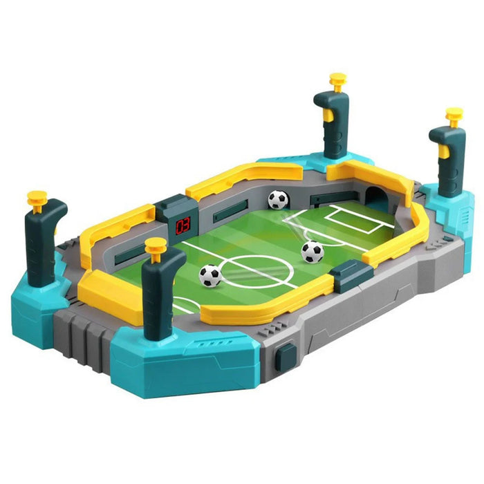 Table Football Game 2 Player Electronic Scoring Soccer Tabletop Toy for Kids Boys Girls Family - 2